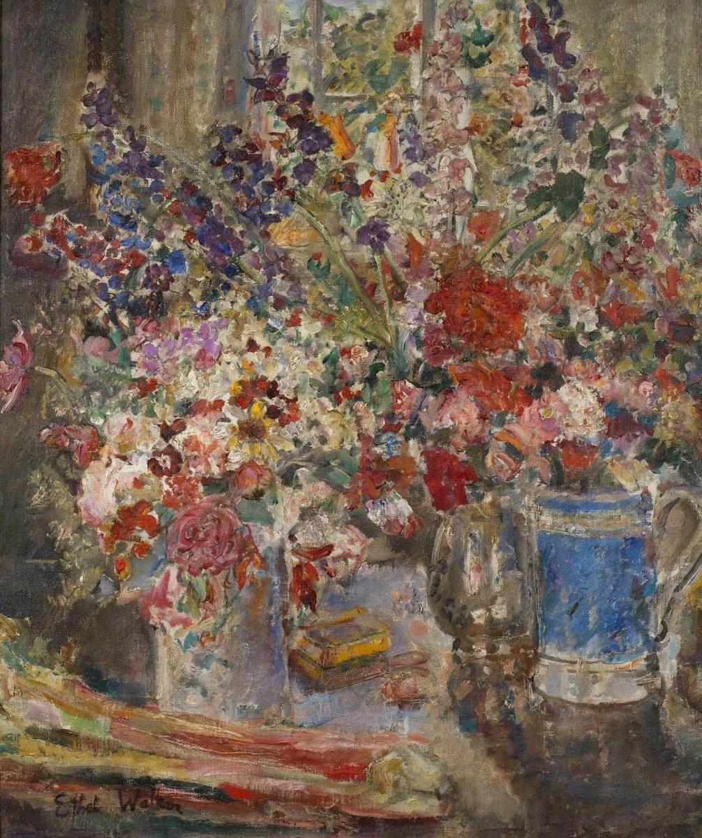 Ethel Walker - 129, Vasi di fiori, The Courtauld, London (Samuel Courtauld Trust)